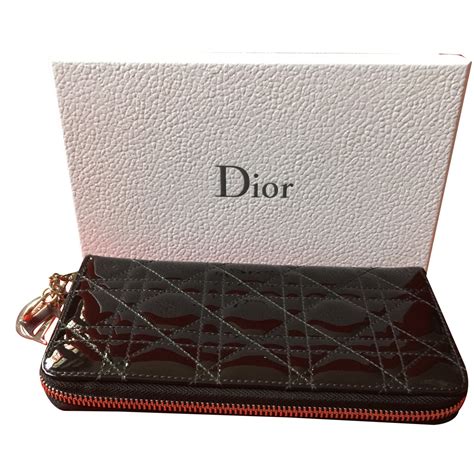 patent leather DIOR Women Wallet 